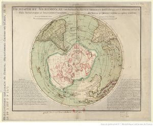 Map of the southern hemisphere by Ph. Buache, 1770.